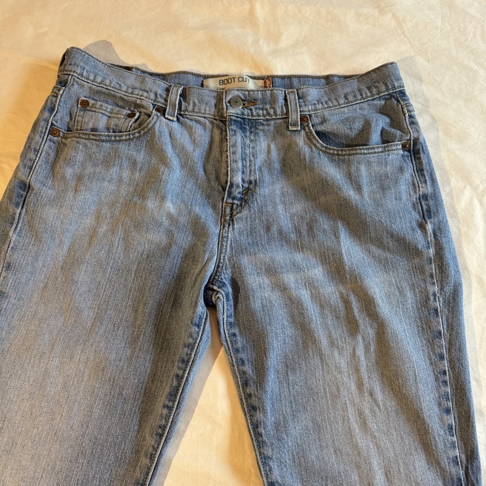 VTG Levi's 515 Jeans Womens 10M Blue Cotton Denim Bootcut Faded Western Stretch